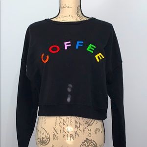 Women’s Coffee Cropped Sweatshirt! 🌈